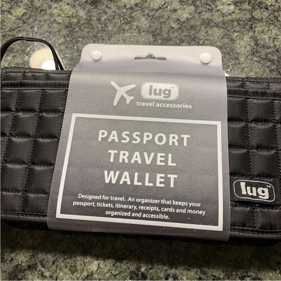 lug Bags New Lug Passport Tango Travel Wallet Midnight Black Poshmark